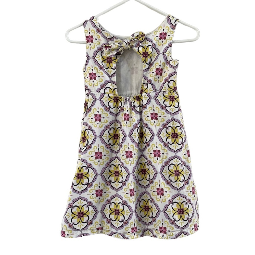 Tea Collection Key Hole Back Floral Print Spring Dress - Picture 8 of 8